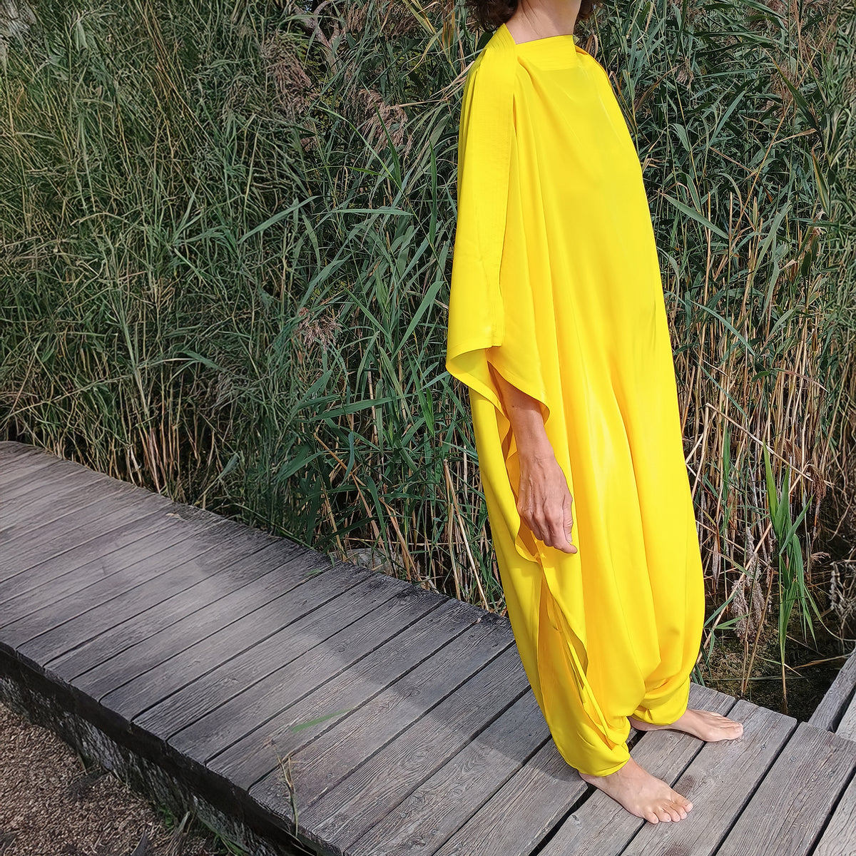 The Brilliant Dress "Ensemble" – Kleid mit Hose aus edler Seide