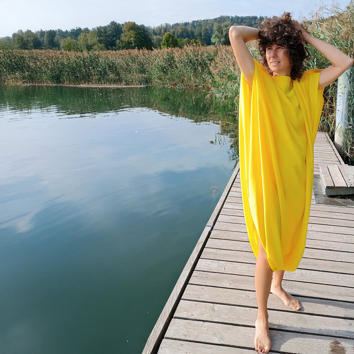 The Brilliant Dress "Crêpe Satin" – Kleid aus edler Seide